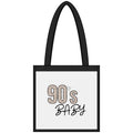 90s Baby Tote | Retro Leopard Print Typography Stadium Tote